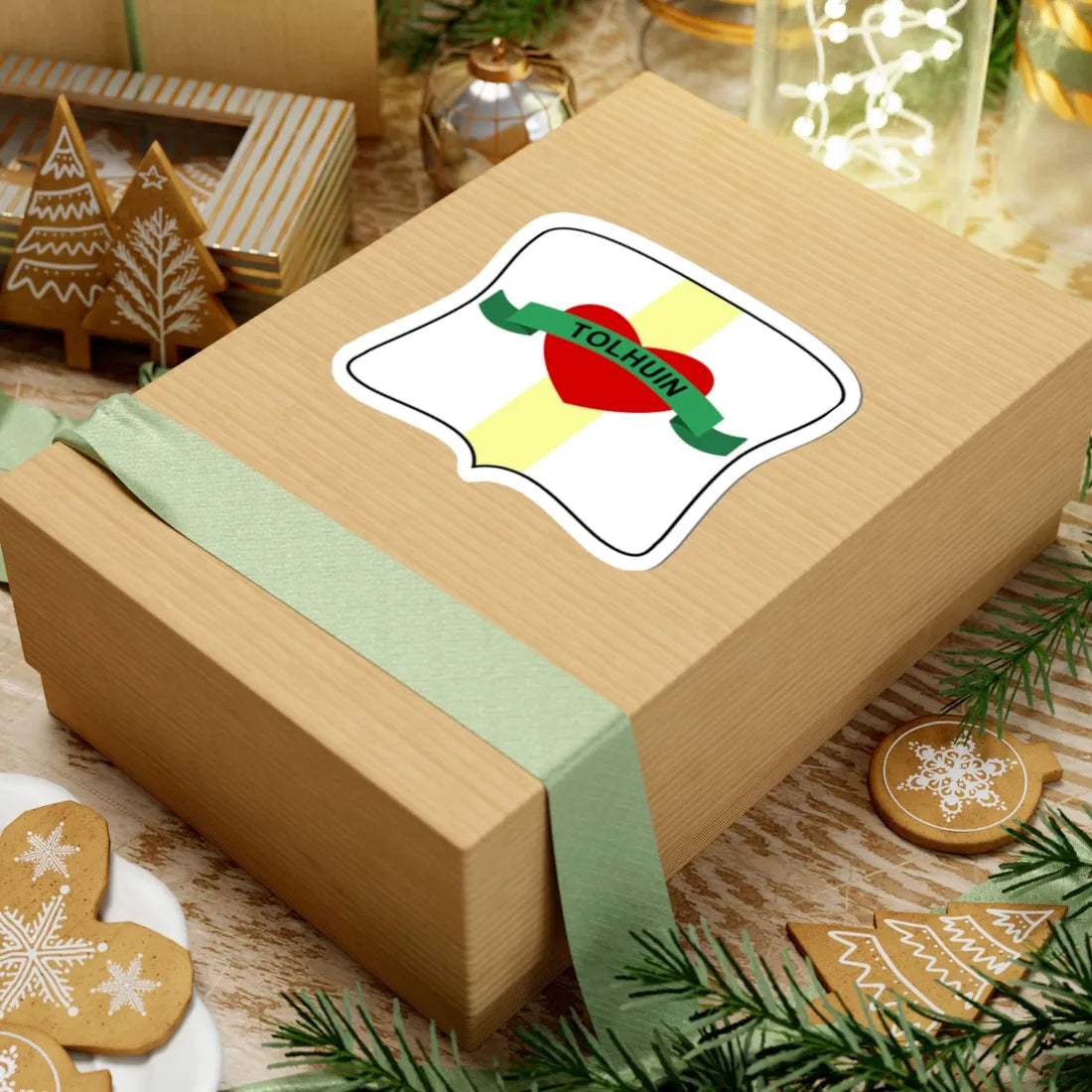 COA Tolhuin (Argentina) (Coat of Arms) STICKER Vinyl Kiss-Cut Decal - The Sticker Space