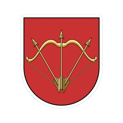 Coa Ukraine Town Bila Tserkva (Ukraine) (Coat of Arms) STICKER Vinyl Kiss-Cut Decal 4 Inch White - The Sticker Space