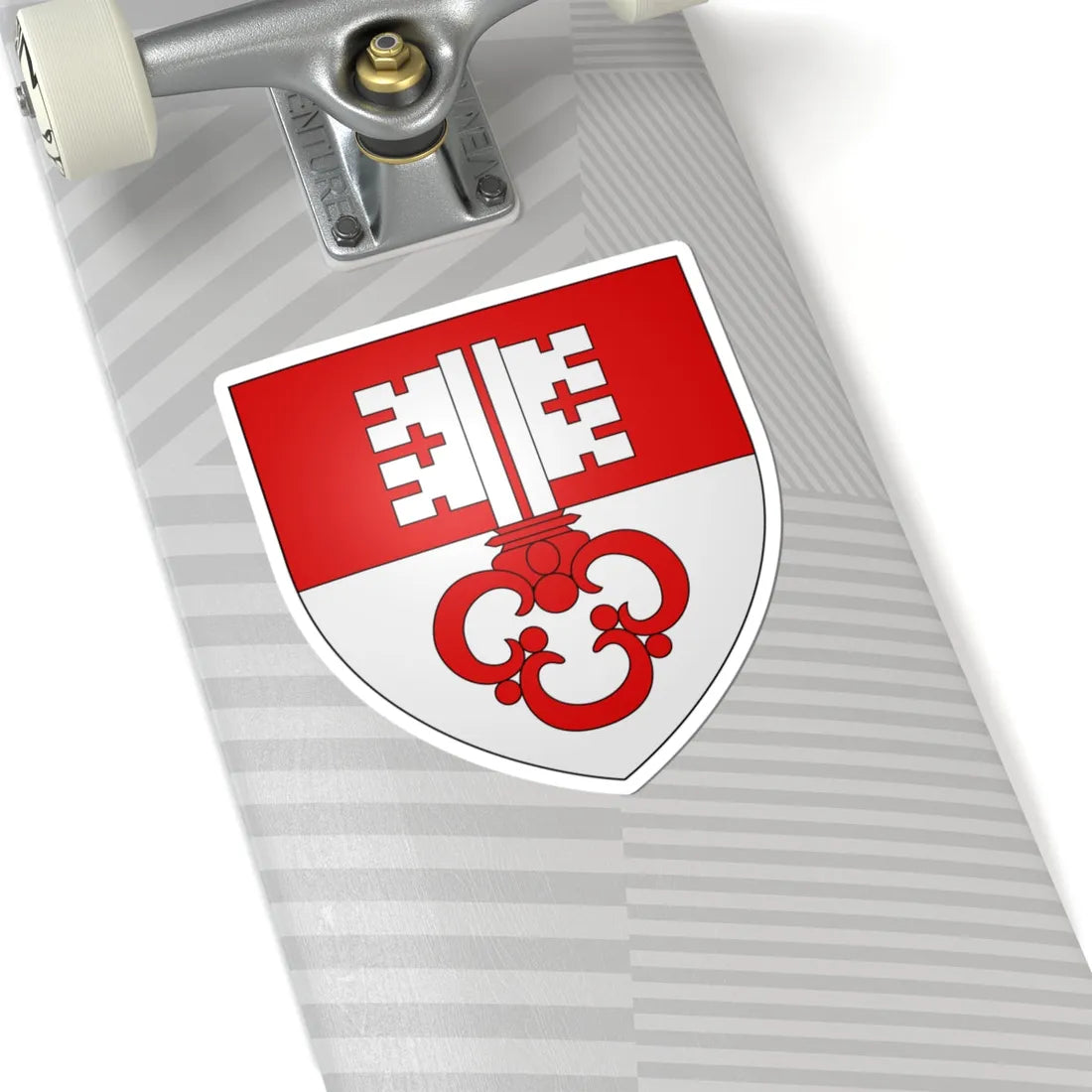 CoA Unterwalden Canton (Switzerland) (Coat of Arms) STICKER Vinyl Kiss-Cut Decal - The Sticker Space