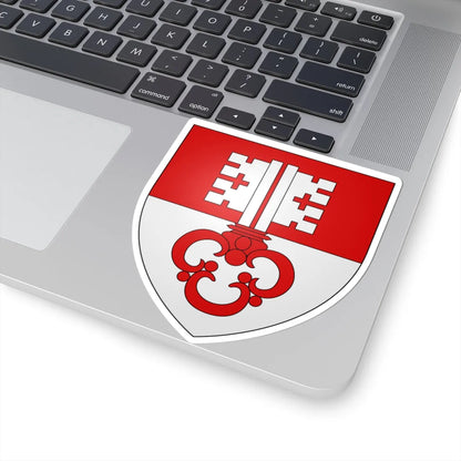 CoA Unterwalden Canton (Switzerland) (Coat of Arms) STICKER Vinyl Kiss-Cut Decal - The Sticker Space