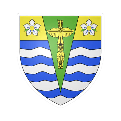 Coa Vancouver (Canada) (Coat of Arms) STICKER Vinyl Kiss-Cut Decal 2 Inch White - The Sticker Space