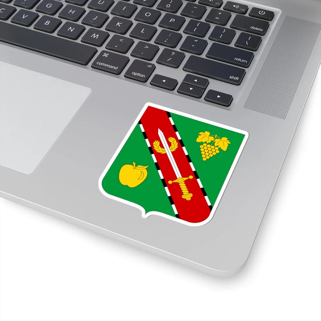 COA Verkhnosadove Sevastopol Ukraine (Russia) (Coat of Arms) STICKER Vinyl Kiss-Cut Decal - The Sticker Space