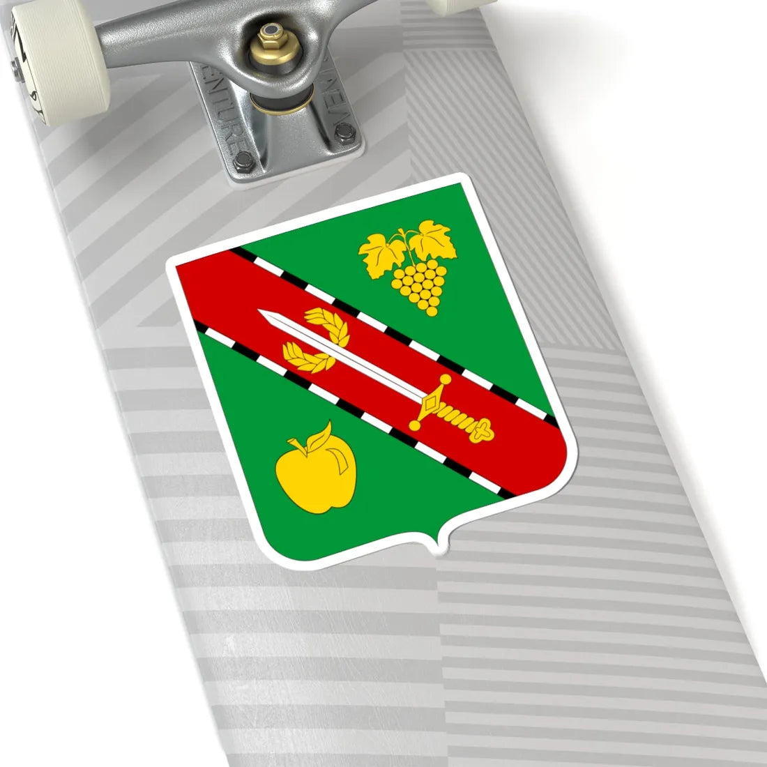 COA Verkhnosadove Sevastopol Ukraine (Russia) (Coat of Arms) STICKER Vinyl Kiss-Cut Decal - The Sticker Space