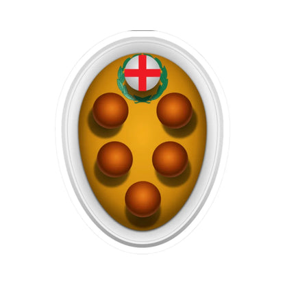 COA Vieri de Medici (Italy) (Coat of Arms) STICKER Vinyl Kiss-Cut Decal 2 Inch White - The Sticker Space