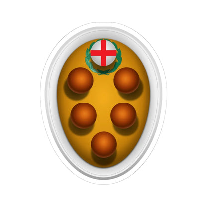 COA Vieri de Medici (Italy) (Coat of Arms) STICKER Vinyl Kiss-Cut Decal 4 Inch White - The Sticker Space