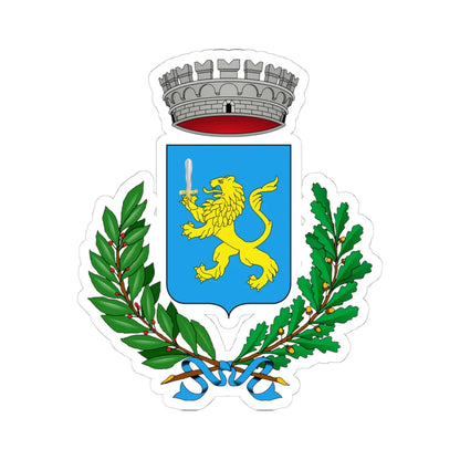 CoA Vigonovo (Italy) (Coat of Arms) STICKER Vinyl Kiss-Cut Decal 4 Inch White - The Sticker Space