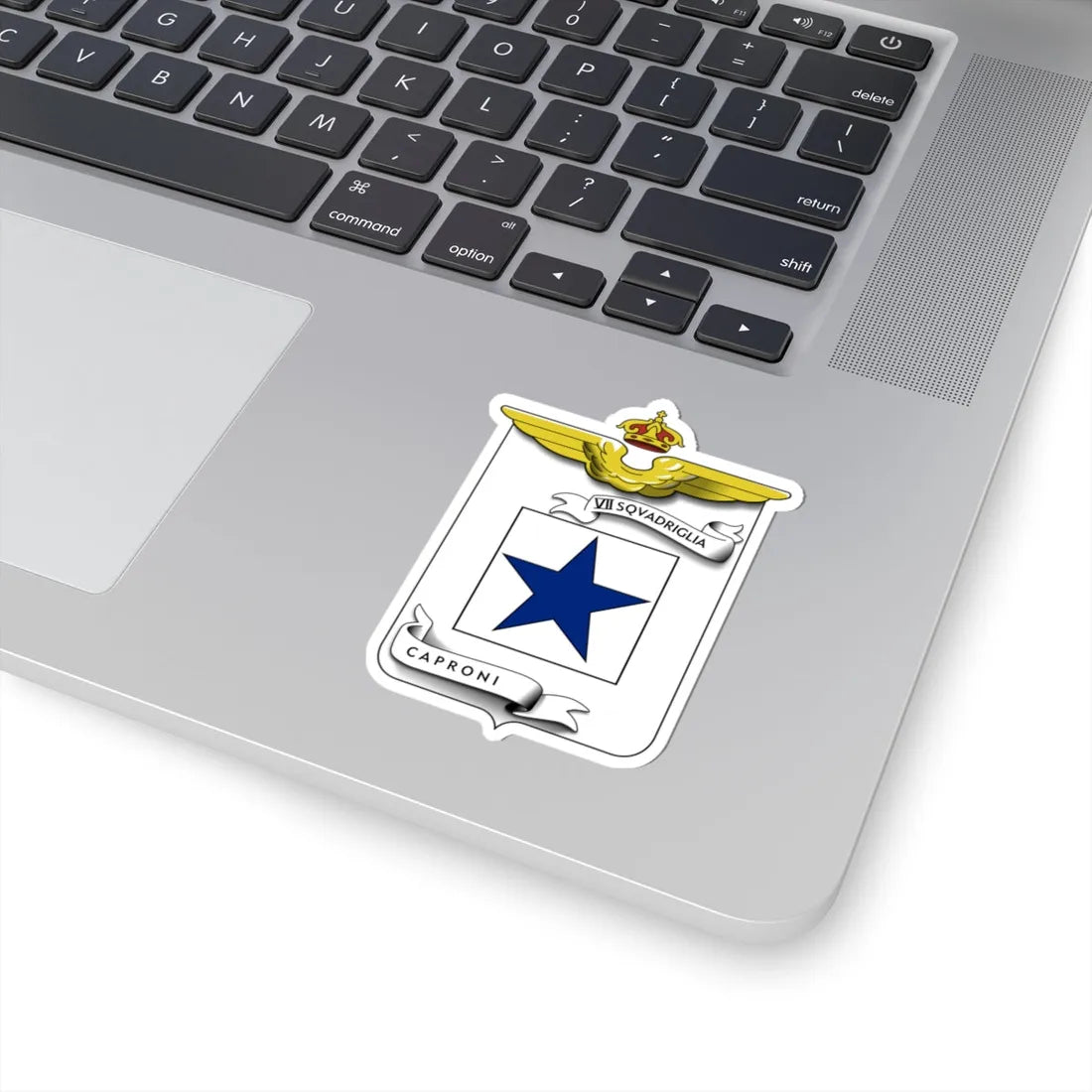 CoA VII Squadriglia Caproni (Italy) (Coat of Arms) STICKER Vinyl Kiss-Cut Decal - The Sticker Space