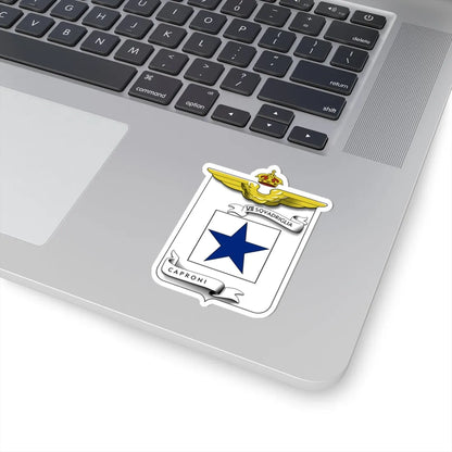 CoA VII Squadriglia Caproni (Italy) (Coat of Arms) STICKER Vinyl Kiss-Cut Decal - The Sticker Space
