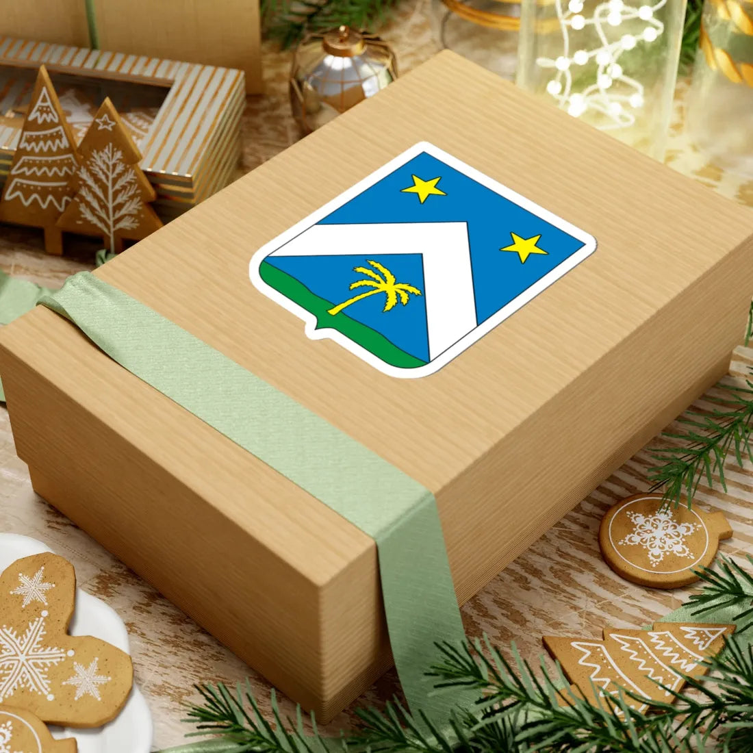 COA Viscount of Abaeté (Brazil) (Coat of Arms) STICKER Vinyl Kiss-Cut Decal - The Sticker Space