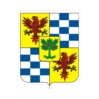 COA Viscount of Aguiar de Toledo (Brazil) (Coat of Arms) STICKER Vinyl Kiss-Cut Decal 4 Inch White - The Sticker Space