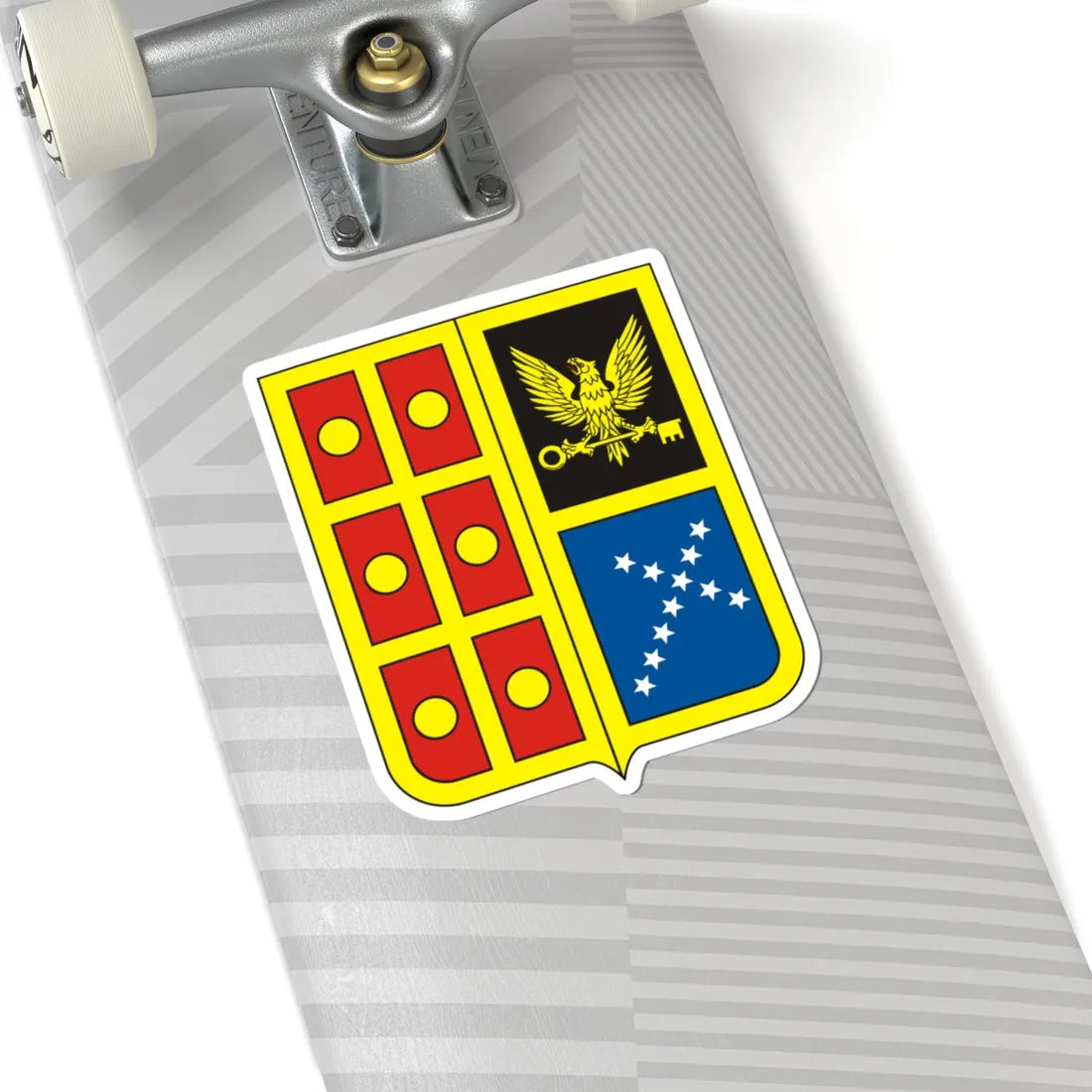 COA Viscount of Almeida (Brazil) (Coat of Arms) STICKER Vinyl Kiss-Cut Decal - The Sticker Space