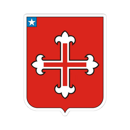 COA Viscount of Gamboa (Brazil) (Coat of Arms) STICKER Vinyl Kiss-Cut Decal 6 Inch White - The Sticker Space