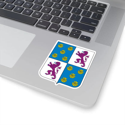 COA Viscount of Itabapoana (Brazil) (Coat of Arms) STICKER Vinyl Kiss-Cut Decal - The Sticker Space