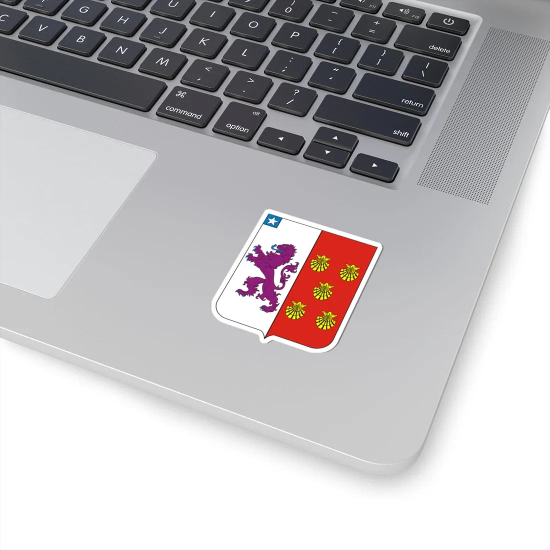 COA Viscount of Macaé (Brazil) (Coat of Arms) STICKER Vinyl Kiss-Cut Decal - The Sticker Space