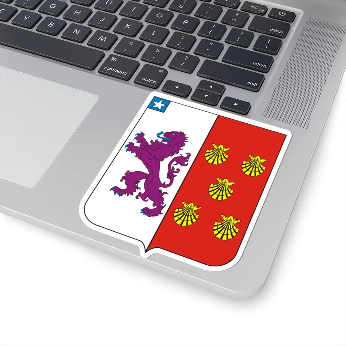 COA Viscount of Macaé (Brazil) (Coat of Arms) STICKER Vinyl Kiss-Cut Decal - The Sticker Space