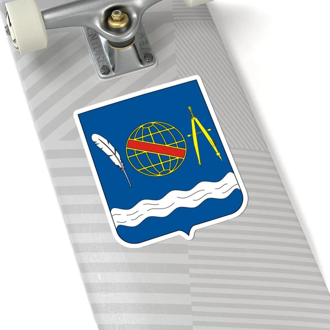 COA Viscount of Rio Branco (Brazil) (Coat of Arms) STICKER Vinyl Kiss-Cut Decal - The Sticker Space