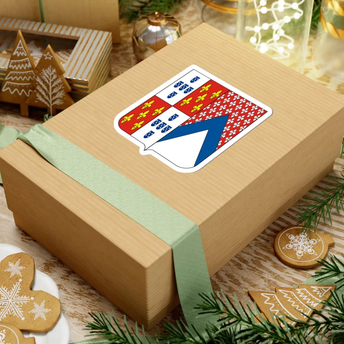 COA Viscount of Suaçuna (Brazil) (Coat of Arms) STICKER Vinyl Kiss-Cut Decal - The Sticker Space