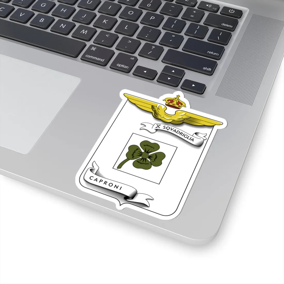 CoA X Squadriglia Caproni (Italy) (Coat of Arms) STICKER Vinyl Kiss-Cut Decal - The Sticker Space