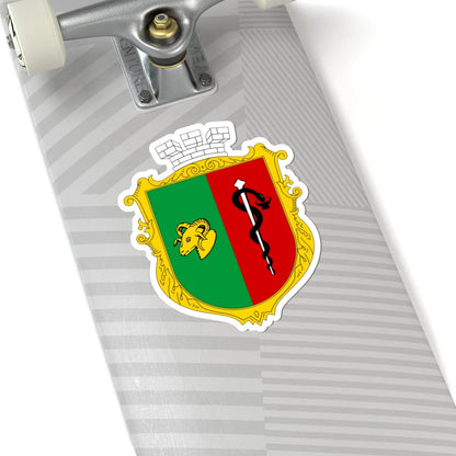 COA Yevpatoriia Crimea Ukraine (Ukraine) (Coat of Arms) STICKER Vinyl Kiss-Cut Decal - The Sticker Space