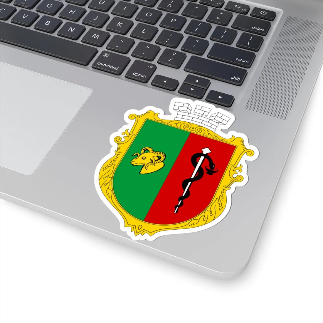 COA Yevpatoriia Crimea Ukraine (Ukraine) (Coat of Arms) STICKER Vinyl Kiss-Cut Decal - The Sticker Space