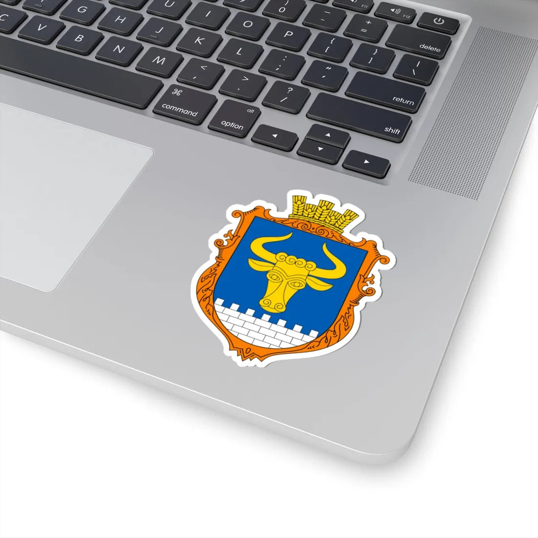 COA Zavorychi Kyivska Ukraine UHT (Ukraine) (Coat of Arms) STICKER Vinyl Kiss-Cut Decal - The Sticker Space
