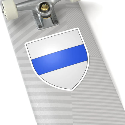 CoA Zug Canton (Switzerland) (Coat of Arms) STICKER Vinyl Kiss-Cut Decal - The Sticker Space