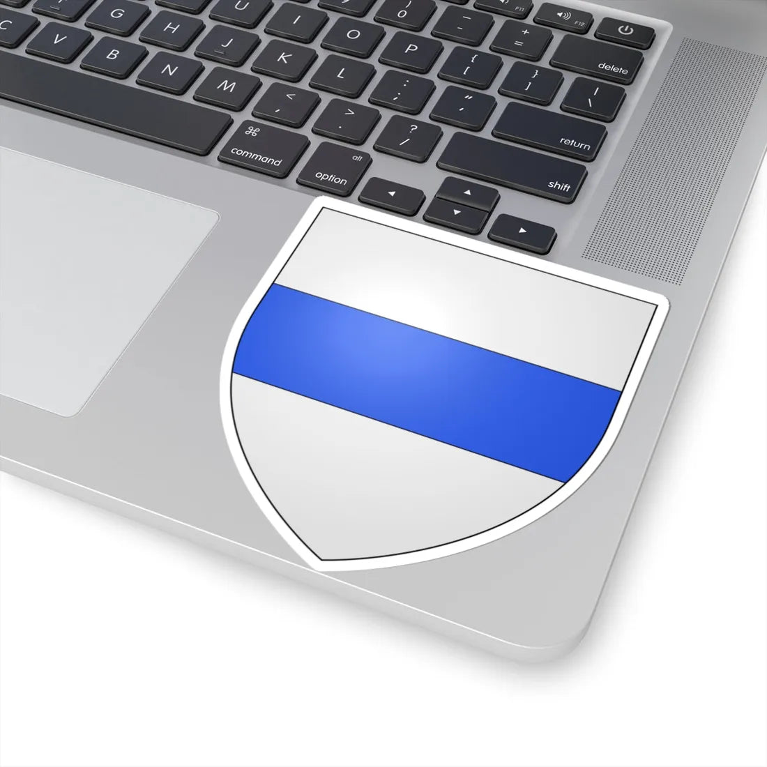 CoA Zug Canton (Switzerland) (Coat of Arms) STICKER Vinyl Kiss-Cut Decal - The Sticker Space