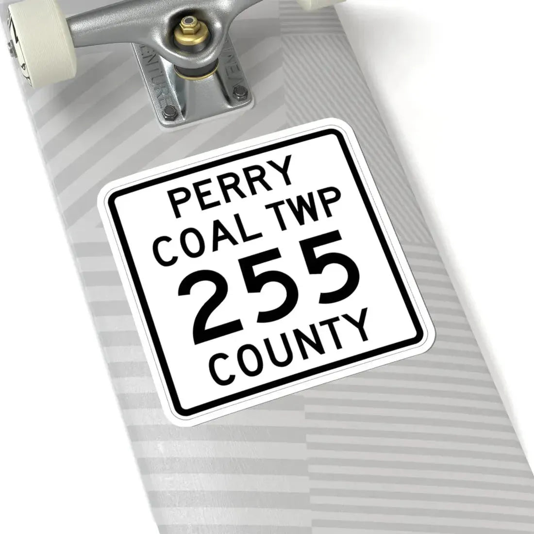 Coal Township Route 255 Perry County Ohio (Ohio) (Road Sign) STICKER Vinyl Kiss-Cut Decal - The Sticker Space