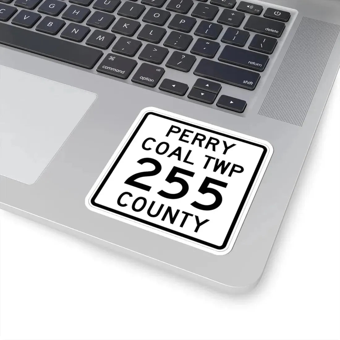 Coal Township Route 255 Perry County Ohio (Ohio) (Road Sign) STICKER Vinyl Kiss-Cut Decal - The Sticker Space