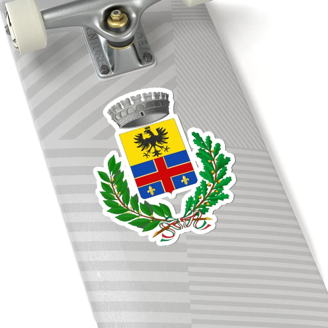 Coassolo Torinese-Stemma (Italy) (Coat of Arms) STICKER Vinyl Kiss-Cut Decal - The Sticker Space
