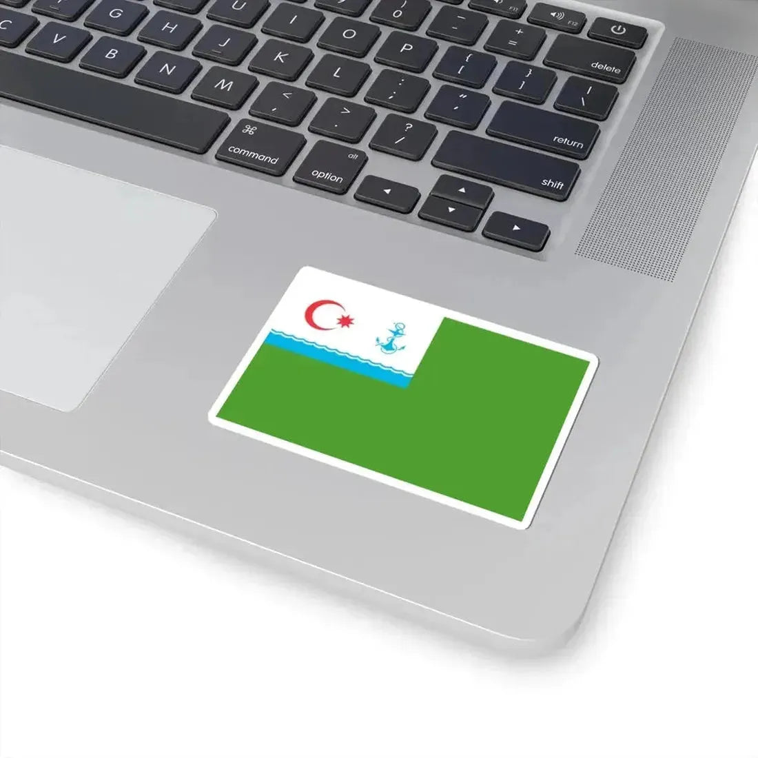 Coast Guard Flag of Azerbaijan (Azerbaijan) STICKER Vinyl Kiss-Cut Decal - The Sticker Space