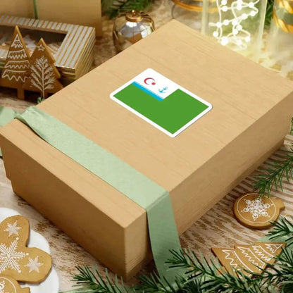 Coast Guard Flag of Azerbaijan (Azerbaijan) STICKER Vinyl Kiss-Cut Decal - The Sticker Space