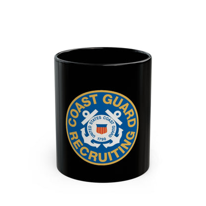 Coast Guard Recruiting (U.S. Coast Guard) Black Coffee Mug-11oz-The Sticker Space