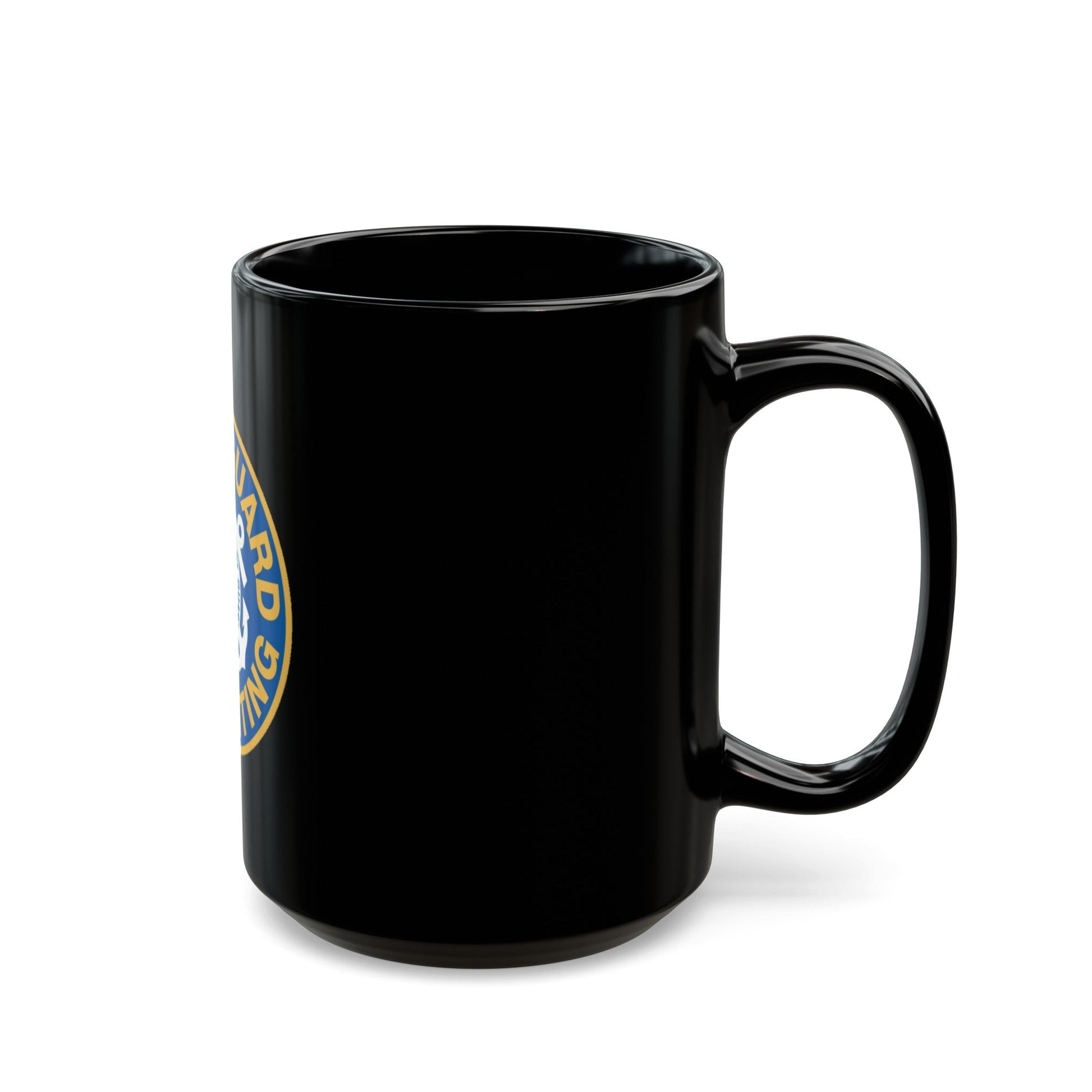 Coast Guard Recruiting (U.S. Coast Guard) Black Coffee Mug-The Sticker Space