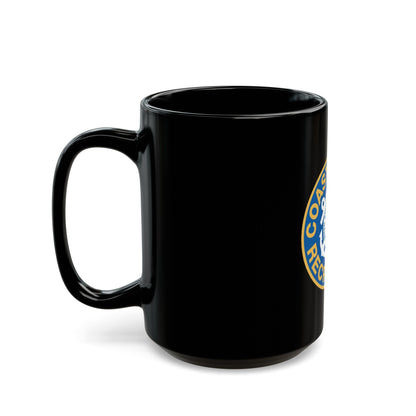 Coast Guard Recruiting (U.S. Coast Guard) Black Coffee Mug-The Sticker Space