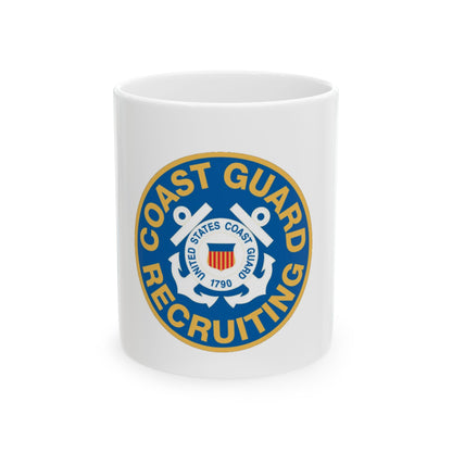 Coast Guard Recruiting (U.S. Coast Guard) White Coffee Mug