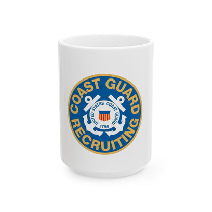 Coast Guard Recruiting (U.S. Coast Guard) White Coffee Mug