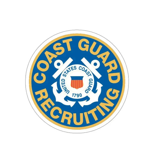 Coast Guard Recruiting (U.S. Coast Guard) STICKER Vinyl Die-Cut Decal 6 Inch - The Sticker Space