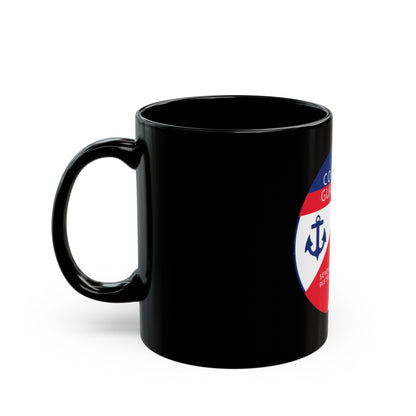 Coast Guard Seventh District (U.S. Coast Guard) Black Coffee Mug-The Sticker Space