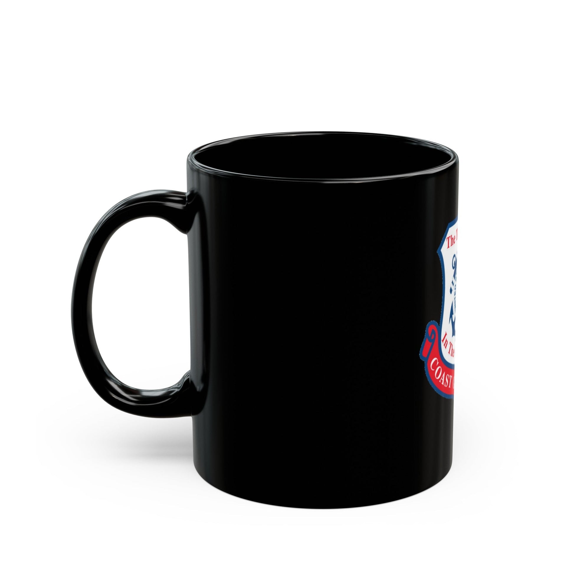 Coast Guard Wife (U.S. Coast Guard) Black Coffee Mug-The Sticker Space