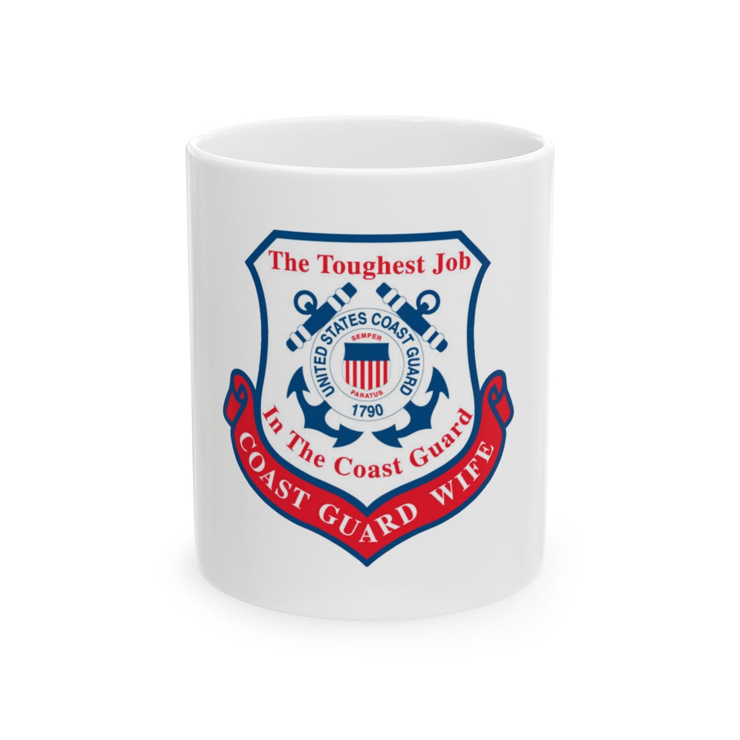 Coast Guard Wife (U.S. Coast Guard) White Coffee Mug