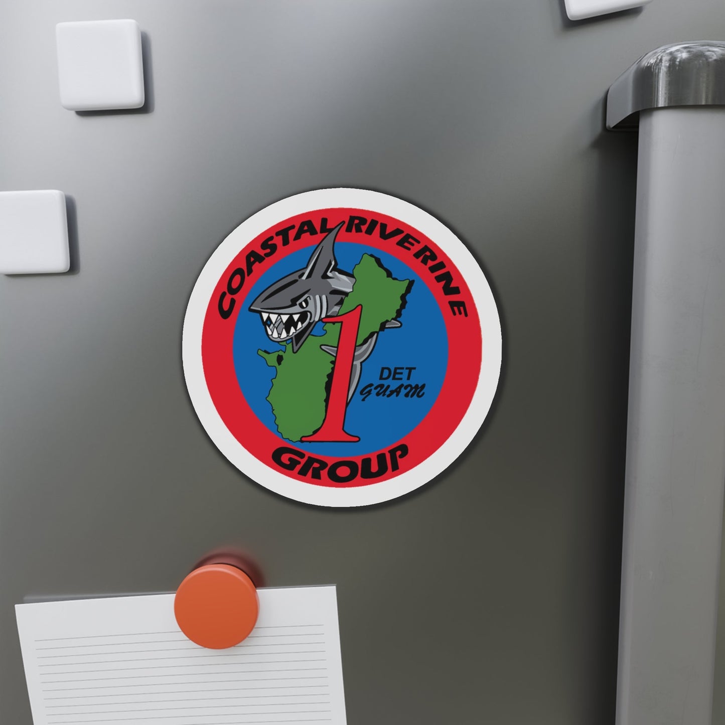 Coastal Riverine Group 1 Det Guam (U.S. Navy) Die-Cut Magnet-The Sticker Space