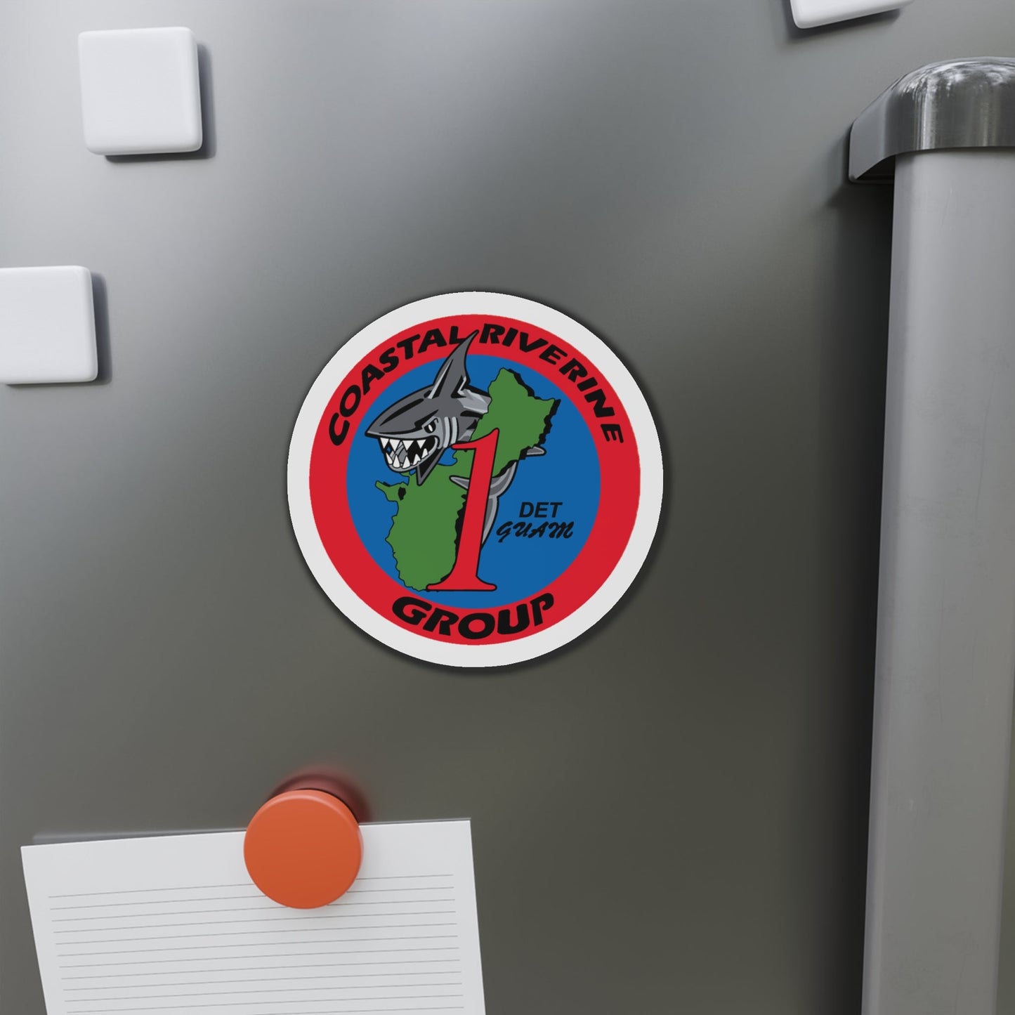 Coastal Riverine Group 1 Det Guam (U.S. Navy) Die-Cut Magnet-The Sticker Space