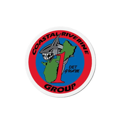 Coastal Riverine Group 1 Det Guam (U.S. Navy) Refrigerator Magnet - The Sticker Space
