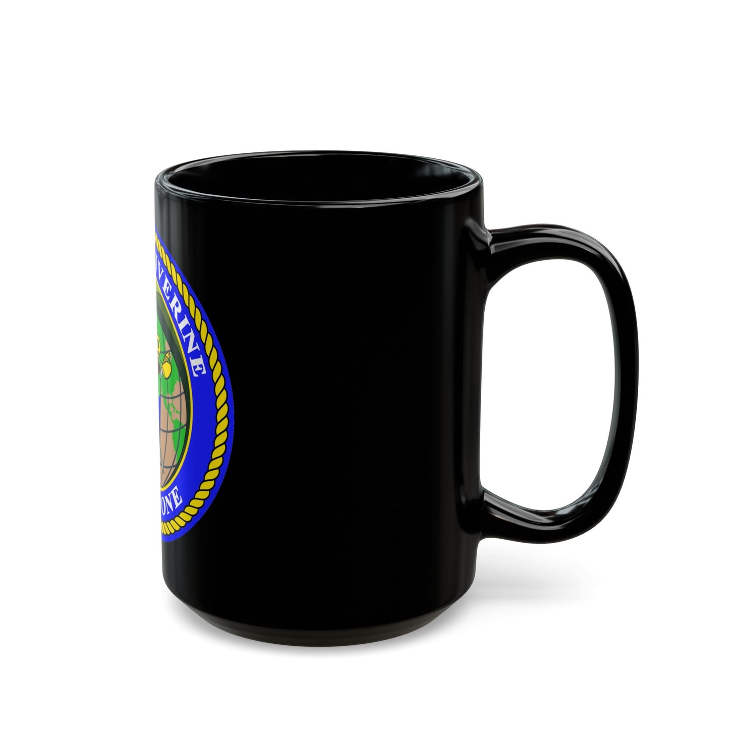 Coastal Riverine Group 1 (U.S. Navy) Black Coffee Mug-The Sticker Space