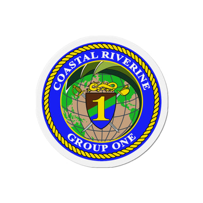 Coastal Riverine Group 1 (U.S. Navy) Die-Cut Magnet-2" x 2"-The Sticker Space