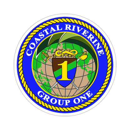 Coastal Riverine Group 1 (U.S. Navy) STICKER Vinyl Die-Cut Decal-3 Inch-The Sticker Space