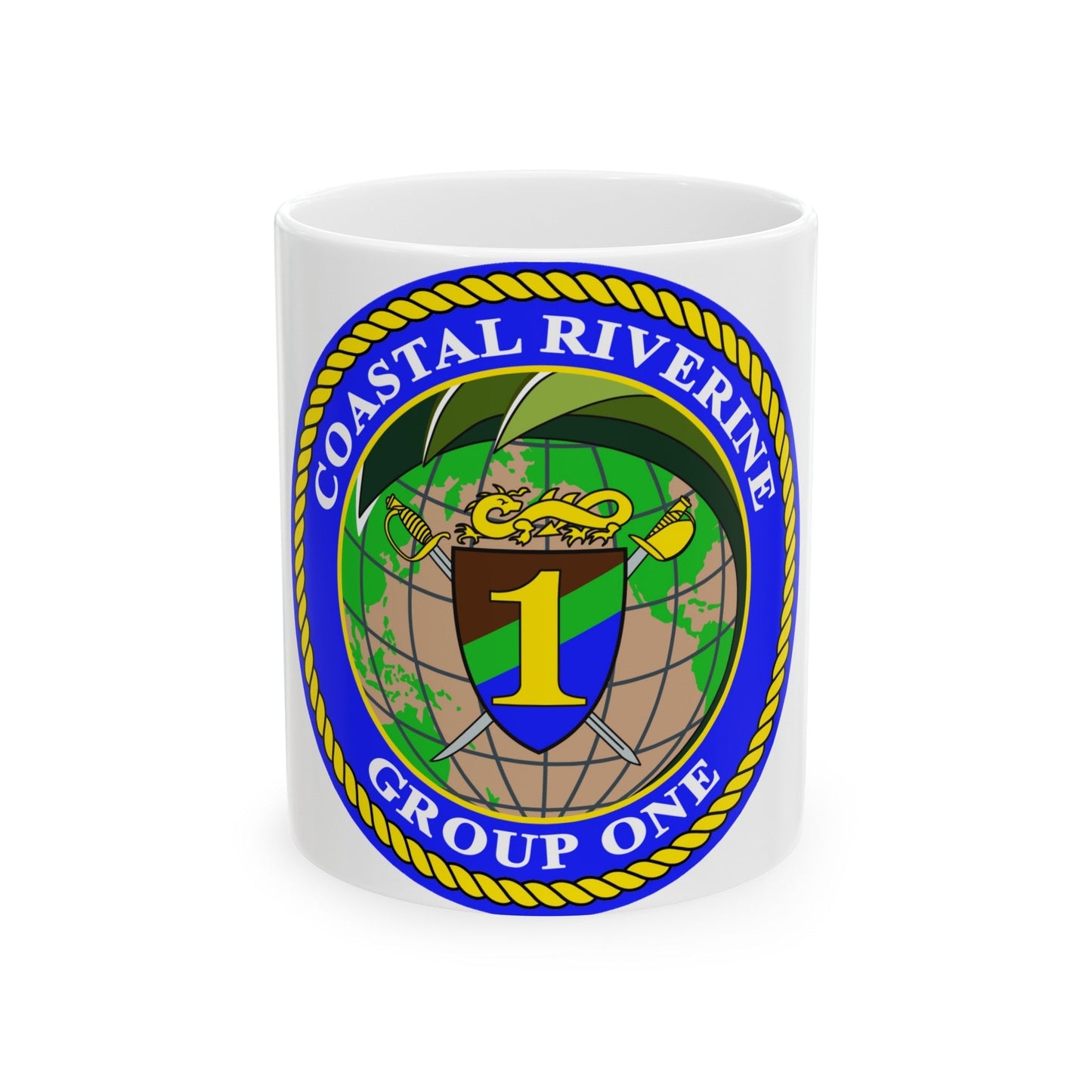 Coastal Riverine Group 1 (U.S. Navy) White Coffee Mug-11oz-The Sticker Space