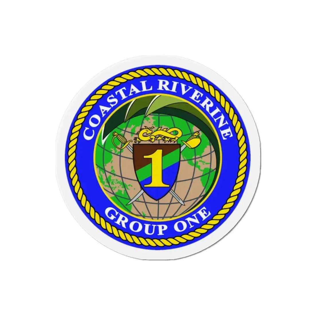 Coastal Riverine Group 1 (U.S. Navy) Refrigerator Magnet 2 Inch - The Sticker Space