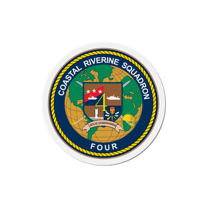 Coastal Riverine Sq 4 (U.S. Navy) Die-Cut Magnet-5" x 5"-The Sticker Space